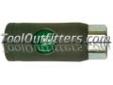 "
Milton Industries S-99787 MILS99787 1/4"" NPT female, ""T"" Style Safety Coupler
Features and Benefits:
Prevents accidental disconnects which may cause injury
Double click signifies proper engagement of plug and coupler
Maximum inlet pressure: 250 PSI