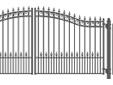 Contact the seller
Prague Swing Dual Steel Driveway Gates 14 ft w/4 ft Pedestrian Gate Have you been seeking high quality ornamental gates which offer more affordable alternatives to iron gates? Then you have a better choice! We offer designs you will not