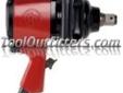 "
Chicago Pneumatic CP893 CPT893 1"" Drive Heavy Duty Air Impact Wrench
Features and Benefits:
High performance motor maximizes power output
One hand push button forward/reverse power regulator - 4 positive power settings in forward and ultimate power in