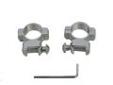 "
NcStar RS23 1"" Rings Weaver, Aluminum, Silver
1"" weaver ring (silver)
- Aluminum
- Comes in pair
- Weight: 2.80 oz., O: 1.75"", H: 0.90"""Price: $3.08
Source: http://www.sportsmanstooloutfitters.com/1-rings-weaver-aluminum-silver-en-2.html