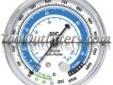 "
Mastercool 85350 MSC85350 2-1/2"" Low Side R-134A/R-12 Replacement Gauge
Features and Benefits
Heavy duty construction
Anti-flutter feature that reduces needle fluctuation and increases reading accuracy
Compound low side
Silicone dampened
Temperature /