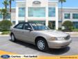 Courtesy Ford
Sanford, FL
Courtesy Ford
Sanford, FL
800-660-6498
2000 BUICK Century 4dr Sdn Custom
Vehicle Information
Year:
2000
VIN:
2G4WS52JXY1110976
Make:
BUICK
Stock:
Y1110976
Model:
Century 4dr Sdn Custom
Title:
Body:
Exterior:
BEIGE
Engine:
3.1L