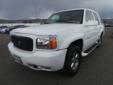 .
2000 Cadillac Escalade 4DR AWD
$11995
Call (509) 203-7931 ext. 186
Tom Denchel Ford - Prosser
(509) 203-7931 ext. 186
630 Wine Country Road,
Prosser, WA 99350
Accident Free Auto Check! Racy yet refined, this 2000 Cadillac Escalade turns even the most