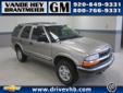 Â .
Â 
2000 Chevrolet Blazer
$7497
Call (920) 482-6244 ext. 148
Vande Hey Brantmeier Chevrolet Pontiac Buick
(920) 482-6244 ext. 148
614 North Madison,
Chilton, WI 53014
This 2000 Chevy Blazer has been fully inspected, is a local trade in, and has never