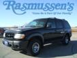 Â .
Â 
2000 Ford Explorer
$5000
Call 800-732-1310
Rasmussen Ford
800-732-1310
1620 North Lake Avenue,
Storm Lake, IA 50588
Our 2000Ford Explorer comes in the XLS trim which includes AM/FM stereo with CD player (and cassette player), nice cloth upholstery,