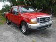 2000 Ford Super Duty F-250 Supercab 142
Exterior Red. Interior.
195,435 Miles.
2 doors
Rear Wheel Drive
Pickup
Contact Ideal Used Cars, Inc 239-337-0039
2733 Fowler St, Fort Myers, FL, 33901
Vehicle Description
suvEIS fvz5PR kmqtxz av25CY