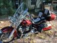 2000 Harley Davidson FLHRI Road King
Red Metallic with lots of Chrome in color with a Black Leather Seat
Engine size is 1450.00 cubic centimeters and a 5-Speed Manual transmission
Has been garage kept and well maintained since owned
Comes equipped with