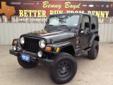 Â .
Â 
2000 Jeep Wrangler
$11995
Call (855) 417-2309 ext. 387
Benny Boyd CDJ
(855) 417-2309 ext. 387
You Will Save Thousands....,
Lampasas, TX 76550
This Wrangler has a clean vehicle history report. Sport Bucket Front Seats. Power Windows, Tilt & Cruise