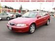 .
2000 Mazda 626
$4995
Call (425) 743-4999
Gasoline Alley
(425) 743-4999
22400 Hwy 99,
Gasoline Alley Opening!, WA 98026
2000 Mazda 626 in Excellent Condition!!! Loaded with all the Options Pwr Windows,Pwr Locks,Pwr Sunroof,A/C, CD,Alloys & Much More....
