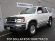 Campbell Nelson Nissan VW
Campbell Nissan VW Cares!
2000 Toyota 4Runner ( Click here to inquire about this vehicle )
Asking Price $ 9,950.00
If you have any questions about this vehicle, please call
Friendly Sales Consultants
800-552-2999
OR
Click here to