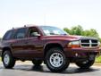 2001 Dodge Durango
To ask seller a question :Â Â  ### Click Here ###
For sale by: Private seller
Year: 2001
Make: Dodge
Model: Durango
Trim: SLT
Engine: 8-Cylinder
4.7 LITER
Trans: 4 Speed Automatic
Fuel: Gasoline
Color: MARROON
Interior: TAN
Miles: 148506