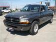 .
2001 Dodge Dakota Sport
$4995
Call (209) 230-5415 ext. 85
Manteca Mikes 2
(209) 230-5415 ext. 85
842 West Yosemite Avenue,
Manteca, CA 95337
4x2 Club Cab 131 in. WB, 4 speed automatic, 8-cly engine, MPG: 15 City18 Highway. The standard features of the