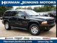 Â .
Â 
2001 Dodge Durango
$4934
Call (731) 503-4723 ext. 4637
Herman Jenkins
(731) 503-4723 ext. 4637
2030 W Reelfoot Ave,
Union City, TN 38261
Bargain basement price here on this local trade in. We are out to be #1 in the Quad Region!!-We specialize in