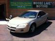 Moose Lake Motors
104 Arrowhead Lane, Moose Lake, Minnesota 55767 -- 877-394-6319
2001 Dodge Stratus SE Pre-Owned
877-394-6319
Price: $5,526
See us on the web at www.mooselakemotors.com for more details
Click Here to View All Photos (5)
See us on the web