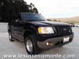 Lexus of Serramonte
Our passion is providing you with a world-class ownership experience.
2001 Ford Explorer Sport ( Click here to inquire about this vehicle )
Asking Price $ 4,591.00
If you have any questions about this vehicle, please call
Internet