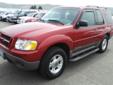 .
2001 Ford Explorer Sport XLT
$10995
Call (509) 203-7931 ext. 122
Tom Denchel Ford - Prosser
(509) 203-7931 ext. 122
630 Wine Country Road,
Prosser, WA 99350
Accident Free Auto Check Report. 4 Wheel Drive.. Look!! Look!! Look!! Less than 79k Miles* This