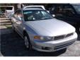 .
2001 Mitsubishi Galant ES
$3995
Call (863) 852-1672 ext. 367
Corona Auto Sales
(863) 852-1672 ext. 367
1625 US Highway 92 West ,
Auburndale, FL 33823
4dr Sedan, 4-cyl 140 hp engine, MPG: 21 City28 Highway. The standard features of the ES include air