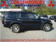 Contemporary Mitsubishi
2001 Mitsubishi Montero XLS
( Click to learn more about his vehicle )
Price: $ 7,995
Contact to get more details 205-391-3000
Drivetrain::Â 4WD
Interior::Â Gray
Transmission::Â Automatic
Color::Â Black
Body::Â SUV 4X4
Engine::Â 6 Cyl.