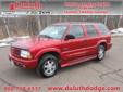 Duluth Dodge
4755 miller Trunk Hwy, Â  duluth, MN, US -55811Â  -- 877-349-4153
2001 Oldsmobile Bravada
Low mileage
Price: $ 7,999
Call for financing infomation. 
877-349-4153
About Us:
Â 
At Duluth Dodge we will only hire customer friendly, helpful people