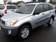 Â .
Â 
2001 Toyota RAV4
$12401
Call
Five Star GM Toyota (Five Star Motors, Inc.)
212 S. Boone Street,
Aberdeen, WA 98520
Sale Price Includes $1000.00 Down Payment Match Discount...Toyota has completely redesigned and re-engineered its RAV4 for 2001. The