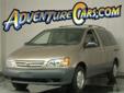 Â .
Â 
2001 Toyota Sienna LE
$5387
Call 877-596-4440
Adventure Chevrolet Chrysler Jeep Mazda
877-596-4440
1501 West Walnut Ave,
Dalton, GA 30720
ABS brakes, CD player, and Reclining 3rd row seat. Drive on over here! Van buying made easy! Come take a look at