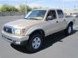 Big Two Toyota Scion
1250 S Gilbert Rd., Chandler, Arizona 85249 -- 866-517-8552
2001 Toyota Tacoma PreRunner V6 Pre-Owned
866-517-8552
Price: $13,811
Receive Free Carfax Report!
Click Here to View All Photos (12)
Free Trade-In Appraisal!
Â 
Contact