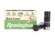 "
Remington GL126 20028 GameLoad 12ga2.75"" 6sh/25
Remington GL126 is the broadest selection in game-specific Upland shotshells, Remington Upland Loads are the perfect choice. The hunter's choice for a wide variety of game-bird applications, suitable for