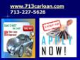 call dale 832-896-7703 with your last two check stubbs, utility and cell phone to get you going and a downpayment of 1500 down and up your credit score is preventing you from rolling off the car lot, call ron at 713-carloan. and never let your credit