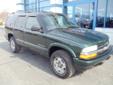 Young Chevrolet Cadillac
Your Best Deal is always in Owosso!
Â 
2002 Chevrolet Blazer ( Click here to inquire about this vehicle )
Â 
If you have any questions about this vehicle, please call
Used Car Sales 866-774-9448
OR
Click here to inquire about this