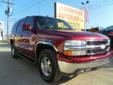Â .
Â 
2002 Chevrolet Tahoe
$10995
Call 888-551-0861
Hammond Autoplex
888-551-0861
2810 W. Church St.,
Hammond, LA 70401
This 2002 Chevrolet Tahoe 4dr 1500 LT SUV features a 5.3L V8 FI 8cyl engine. It is equipped with a 4 Speed Automatic transmission. The