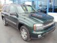 Young Chevrolet Cadillac
Receive a Free Carfax Report!
Â 
2002 Chevrolet TrailBlazer ( Click here to inquire about this vehicle )
Â 
If you have any questions about this vehicle, please call
Used Car Sales 866-774-9448
OR
Click here to inquire about this