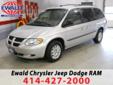 Ewald Chrysler-Jeep-Dodge
6319 South 108th st., Â  Franklin, WI, US -53132Â  -- 877-502-9078
2002 Dodge Grand Caravan Sport
Low mileage
Price: $ 6,506
Call for a free Autocheck 
877-502-9078
About Us:
Â 
With a consistent supply of high quality new and