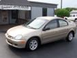 .
2002 Dodge Neon ES
$3995
Call (724) 954-3872 ext. 26
Gordons Auto Sales Inc.
(724) 954-3872 ext. 26
62 Hadley Road,
Greenville, PA 16125
2002 Dodge Neon ES ** 2.0L 4cyl ** Automatic ** Keyless Entry ** Power Locks ** Power Front Windows ** Power Mirrors