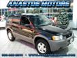 Anastos Motors
4513 Green Bay Road, Kenosha, Wisconsin 53144 -- 877-471-9321
2002 Ford Escape XLT Choice Pre-Owned
877-471-9321
Price: $6,781
$100 GAS CARD WITH PURCHASE, JUST FOR SCHEDULING YOUR TEST DRIVE prior to your visit!! CALL 888-635-0509 TO