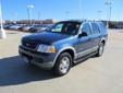 Orr Honda
4602 St. Michael Dr., Texarkana, Texas 75503 -- 903-276-4417
2002 Ford Explorer XLT Pre-Owned
903-276-4417
Price: $4,988
Receive a Free Vehicle History Report!
Click Here to View All Photos (25)
Receive a Free Vehicle History Report!
