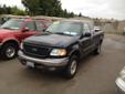 2002 Ford F-150 XLT Supercab
Exterior Blue. InteriorGray.
226,668 Miles.
2 doors
Four Wheel Drive
Pickup
Contact Felten Motors 541-375-0622
138 NW Garden Valley Blvd., Roseburg, OR, 97470
Vehicle Description
2002 Ford F150 Super Cab Short Bed 4x4 with