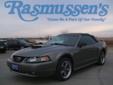Â .
Â 
2002 Ford Mustang
$5000
Call 712-732-1310
Rasmussen Ford
712-732-1310
1620 North Lake Avenue,
Storm Lake, IA 50588
Looking to make a statement as you drive down the road? With small-block V8 power under the hood of this Pony, there's plenty of