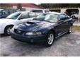 .
2002 Ford Mustang Deluxe
$4999
Call (863) 852-1672 ext. 369
Corona Auto Sales
(863) 852-1672 ext. 369
1625 US Highway 92 West ,
Auburndale, FL 33823
2dr Coupe, 5-spd auto, 6-cyl 190 hp engine, MPG: 20 City29 Highway. The standard features of the Deluxe