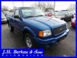 .
2002 Ford Ranger Edge
$5352
Call (815) 600-8117 ext. 95
J. H. Barkau & Sons Cedarville
(815) 600-8117 ext. 95
200 North Stephenson,
Cedarville, IL 61013
Grab a deal on this 2002 Ford Ranger Edge before someone else snatches it. Comfortable but