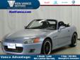 .
2002 Honda S2000
$13449
Call (715) 852-1423
Ken Vance Motors
(715) 852-1423
5252 State Road 93,
Eau Claire, WI 54701
Are you in the market for a flashy new roadster? Well here it is! This manual Honda S2000 is just waiting for you to take it home! It