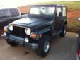 .
2002 Jeep Wrangler Sport
$11978
Call (256) 667-4080
Opelika Ford Chrysler Jeep Dodge Ram
(256) 667-4080
801 Columbus Pwky,
Opelika, AL 36801
PowerTech 4.0L I6. Opelika Ford Chrysler Dodge Jeep means business! Real Winner!
Are you still driving around