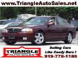 Triangle Auto Sales
4608 Fayetteville Road, Â  Raleigh, NC, US -27603Â  -- 919-779-1186
2002 Lincoln LS w/Premium Pkg
Low mileage
Price: $ 7,995
Click here for finance approval 
919-779-1186
About Us:
Â 
Providing the Triangle with quality automobiles for