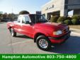 Hampton Automotive
3700 Fernandina Rd, Columbia, South Carolina 29210 -- 803-750-4800
2002 Mazda B3000 DS Pre-Owned
803-750-4800
Price: $8,717
Ask for your FREE CarFax report
Click Here to View All Photos (47)
Ask for your FREE CarFax report
Â 
Contact