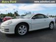 Â .
Â 
2002 Mitsubishi Eclipse
$7550
Call (228) 207-9806 ext. 415
Astro Ford
(228) 207-9806 ext. 415
10350 Automall Parkway,
D'Iberville, MS 39540
This car easily accelerates at any speed.
Vehicle Price: 7550
Mileage: 80143
Engine: Gas V6 3.0L
Body Style: