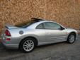 2002 Mitsubishi Eclipse 3dr Cpe GS 2.4L Sportronic
Exterior Silver. InteriorBlack.
141,934 Miles.
2 doors
Coupe
Contact Metro Automobiles (817) 691-2426
2474 Manana Dr, Suite #125, Dallas, TX, 75220
Vehicle Description
You can drive the ultimate in sports