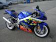 Â .
Â 
2002 Suzuki GSX-R600M
$4490
Call 413-785-1696
Mutual Enterprises Inc.
413-785-1696
255 berkshire ave,
Springfield, Ma 01109
Limited edition version of the GSX-R600 with special paint and graphics from Suzuki's world championship winning RGV500 Grand