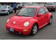 2002 Volkswagen Beetle
Vehicle Information
Year: 2002
Make: Volkswagen
Model: Beetle
Body Style: Hatchback
Interior: Gray
Exterior: Red Uni
Engine: 2.0L NA I4 single overhead c
Transmission: 4 Spd Automatic
Miles: 141600
VIN: 3VWCK21C72M419410
Stock #: