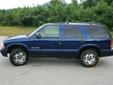 2003 Chevrolet Blazer 4dr 4WD LS Only 95K Miles
Exterior Blue. InteriorGray.
95,274 Miles.
4 doors
Four Wheel Drive
SUV
Contact mitch simpson motors (706) 865-6500
2901 Hwy 129, Cleveland, GA, 30528
Vehicle Description
This is one of the very nicest