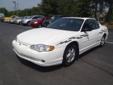 Â .
Â 
2003 Chevrolet Monte Carlo SS
$10988
Call (330) 400-3422 ext. 130
Columbiana Ford
(330) 400-3422 ext. 130
14851 South Ave,
Columbiana, OH 44408
CARFAX: Buy Back Guarantee, Clean Title, No Accident. 2003 Chevrolet Monte Carlo SS. We make driving