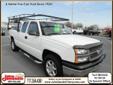 John Sauder Chevrolet
2003 Chevrolet Silverado 1500 LS Pre-Owned
Engine
8 Cyl. 4.8
Condition
Used
Model
Silverado 1500 LS
Year
2003
Price
$10,995
Make
Chevrolet
Interior Color
Dark Charcoal
Trim
LS
Body type
Extended Cab Pickup 4X4
Exterior Color
White